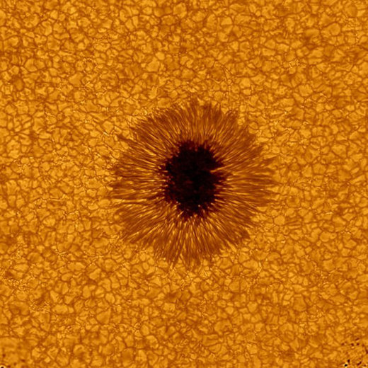 Stunning Sunspot Image Captured By Solar Telescope