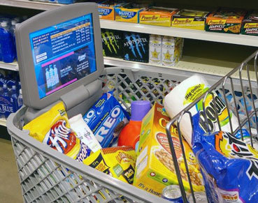 Coming soon to supermarkets near you - A smart shopping cart!