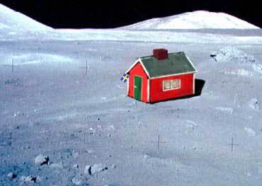 The First House On The Moon?
