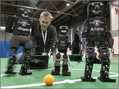 Not exactly world class soccer - but fun anyway!