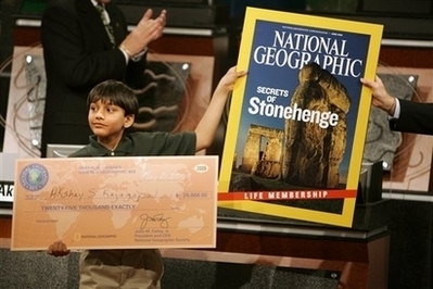 11-Year Old Sixth-Grader Wins National Geographic Bee