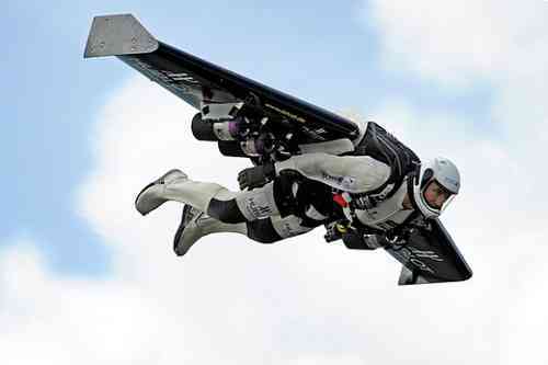 Fusionman Soars Over English Channel