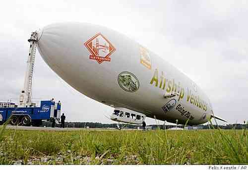 The Zeppelin Arrives In California