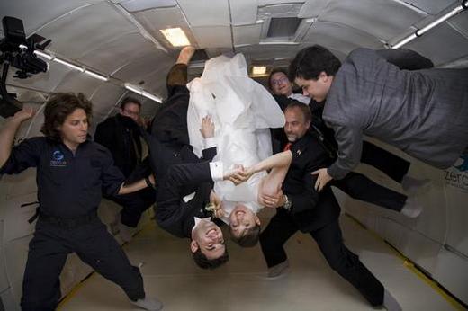Getting Married In Zero Gravity