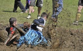 Getting Down And Dirty At The Swamp Soccer World Cup