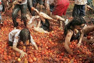 This Fiesta is Just One Big Tomato Fight!