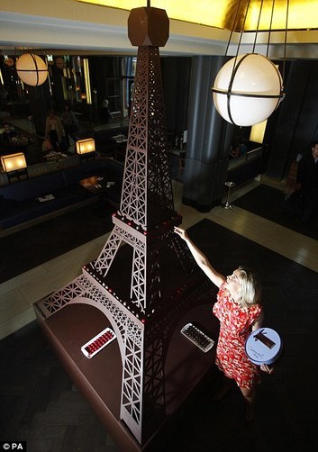 A Chocolate Eiffel Tower - Yum!