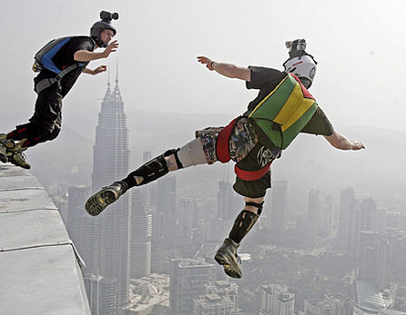 Daredevil Jumpers Gather For International B.A.S.E. Jumping Event