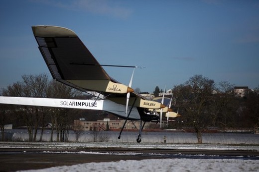 Solar-Powered Plane Soars - 3ft Above The Ground!