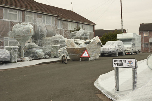 Britain's 'Accident Avenue' Gets Bubble Wrapped!