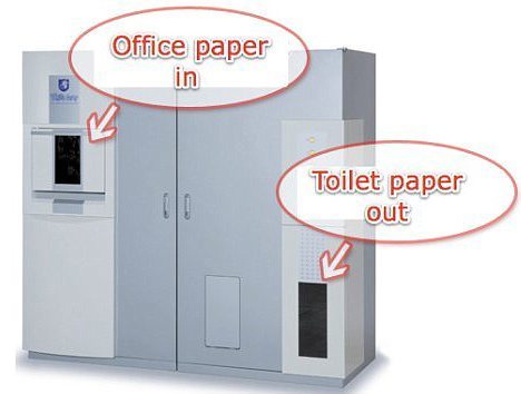 'White Goat' Will Turn Your Office Paper Into Toilet Paper!