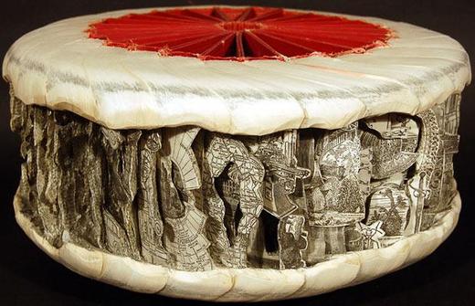 Artist Creates Masterpieces From Old Books