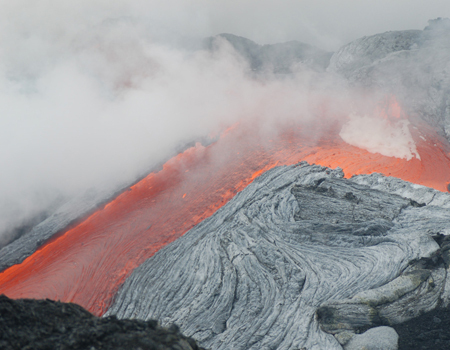 Hawaii's Kilauea volcano provides a feast for the eyes