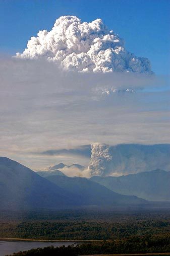 Dormant Volcano Erupts in Chile