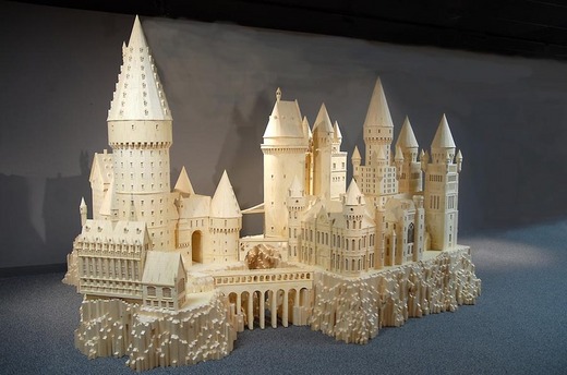 'Muggle' Creates Hogwarts Castle Using Matchsticks