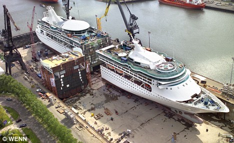 Need A Bigger Cruise Ship? Cut It In Half!