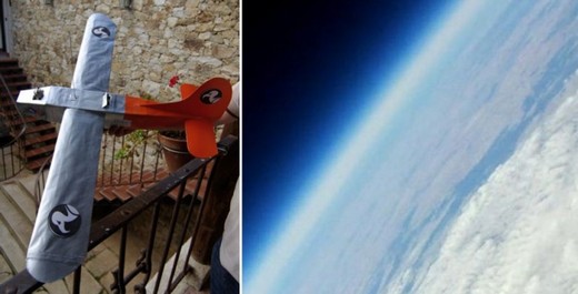 Paper Airplane Captures Stunning Images From Space