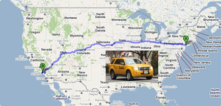 From New York To Los Angeles - In A Yellow Cab!