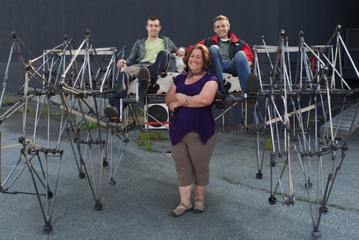 Meet The Panterragaffe - A Wacky Walking Bicycle