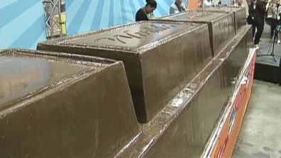 World's Biggest Chocolate Bar Conveys An Even Bigger Message