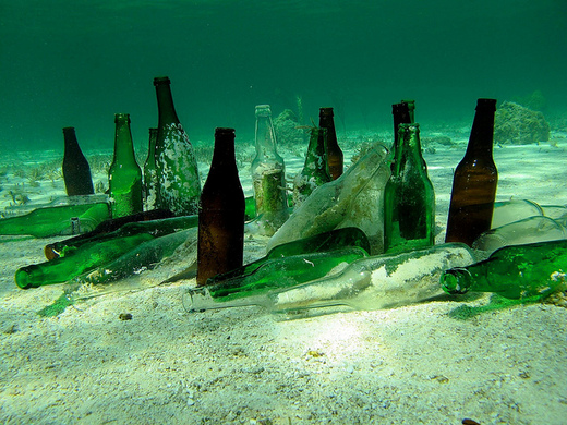 Using Recycled Colored Glass To Purify Ground Water