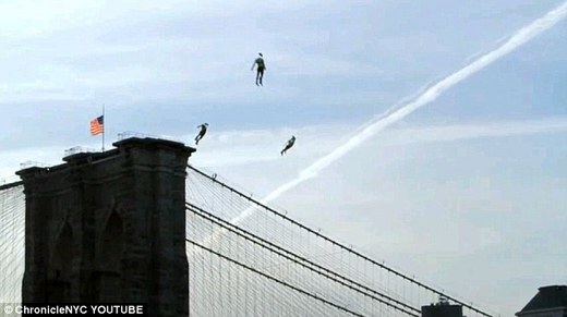 New York's 'Flying People' Become Instant Sensations