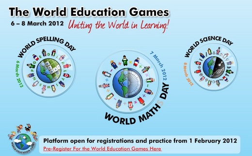 Let The Games Begin! 2012 World Maths, Science And Spelling Days Are Almost Here!