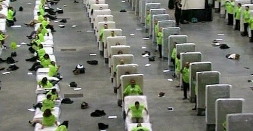 Video Of The Week - Human Mattress Dominos Topple World Record